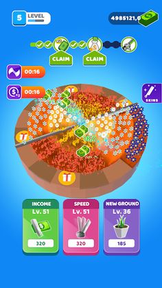 Idle Lawn Mower:Cut Grass Grow - Screenshot 1