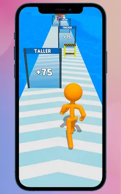 Taller Run! Man Runner Tall 3D - Screenshot 1