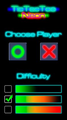 TicTacToe Neon - Screenshot 2