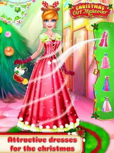 Christmas Girl Makeover Game - - Screenshot 4