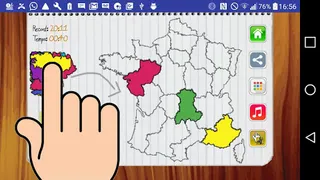 Carte de France Jeu - Screenshot 2