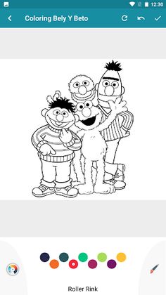 Coloring Bely Y Beto - Screenshot 2