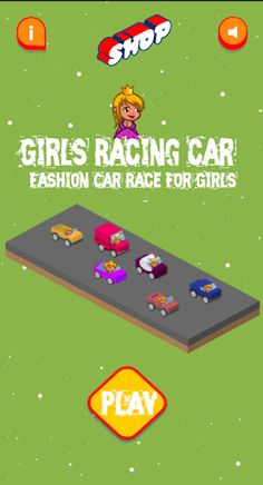 Girls Racing Car - Fashion Car - Screenshot 1