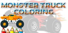 coloring big monster truck - Screenshot 2