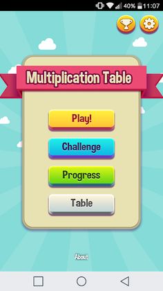 Multiplication Table - Screenshot 1