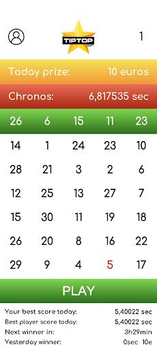 Tiptop Game - Screenshot 1