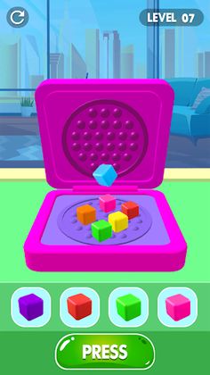 Fidget Pop It Toy 3D Game - Screenshot 1