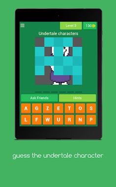 guess the undertale character - Screenshot 3
