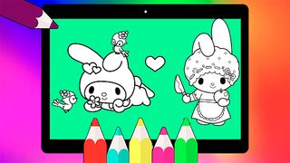 kuromi Coloring Book Game - Screenshot 3