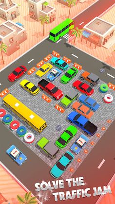 Traffic Jam Car Game Puzzle 3D - Screenshot 4