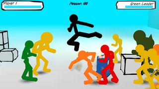 Stickman Street Fighting - Screenshot 1