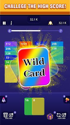 2048 Card merger - puzzle game - Screenshot 2