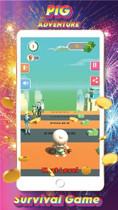 Jogo de sobrevivência de porco - Screenshot 2