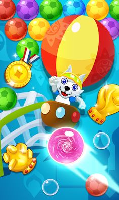 Bubble Pop Legend Soccer - Screenshot 1