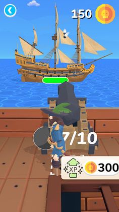 Pirate Battle Idle - Screenshot 2