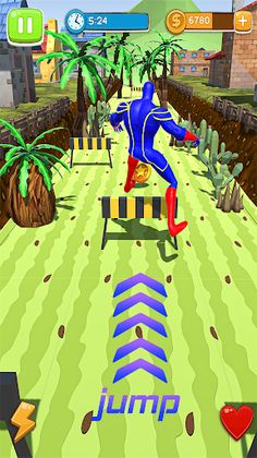 Superhero Runner - Speed Hero - Screenshot 3