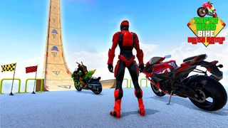 Superhero Bike Game Stunt Race - Screenshot 2