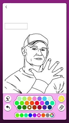 John Cena Coloring Game - Screenshot 1