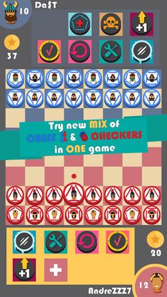 Chess & Checkers mix puzzles - Screenshot 1