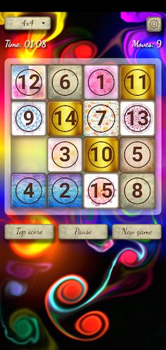 2345 Sliding - Fifteen Puzzle - Screenshot 3