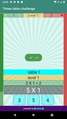 Times table challenge - Screenshot 3