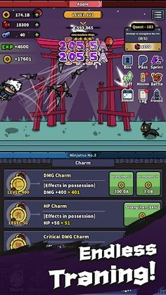 IDLE Fiery Ninja - Screenshot 1