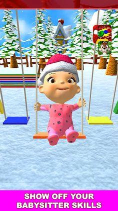 Baby Masha's Winter Playground - Screenshot 2