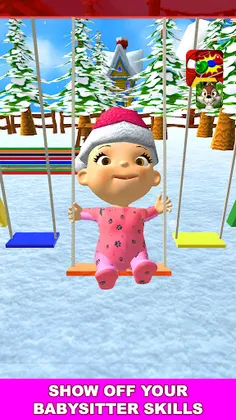 Baby Masha's Winter Playground - Screenshot 2