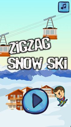 ZigZag Snow Ski - Screenshot 1