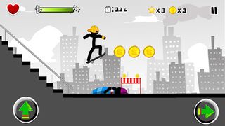 Stickman Skate : 360 Epic City - Screenshot 3