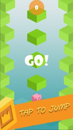 Jump the Block: Tap to jump - Screenshot 1