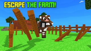 Blocky Cartoon: Farm Escape - Screenshot 1