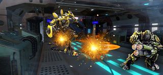 Robot Car Transform Games 3D - Screenshot 1