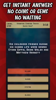 Vampire Diaries Quiz Trivia - Screenshot 3