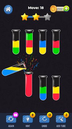 Water Color Sort 3D Puzzle - Screenshot 1