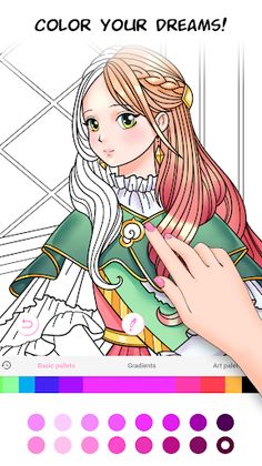 Anime Games Coloring Book - Screenshot 4