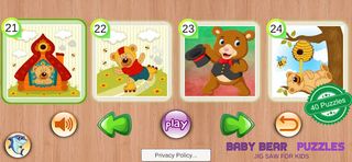 Baby Bear Puzzles Toddlers & J - Screenshot 3