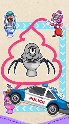 Toilet Monster Draw 2023 - Screenshot 3