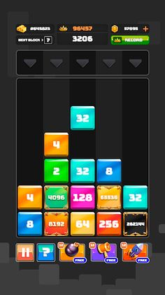 Drop & Merge Block 2048 - Screenshot 4