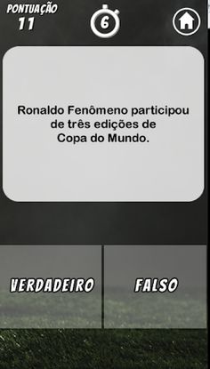 Falso ou Verdade: Futebol Quiz - Screenshot 4