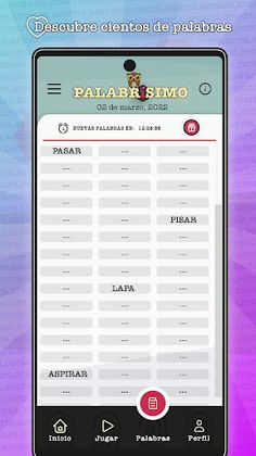 PALABRÍSIMO: busca palabras - Screenshot 2
