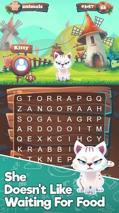 Feed The Cat - Word Search - Screenshot 4