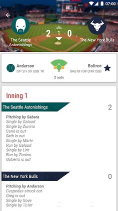 Baseball Legends Manager 2017 - Screenshot 2