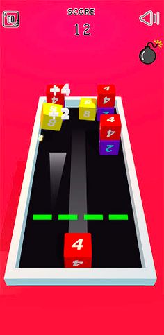 Angry Cube 2048 - Screenshot 2