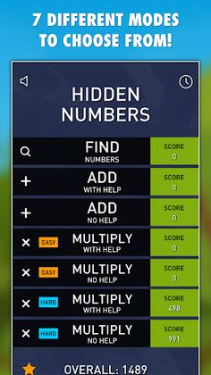 Hidden Numbers Math Game - Screenshot 4