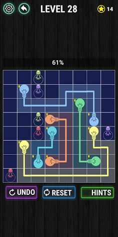 Lampu Neon : Line Puzzle Game - Screenshot 3