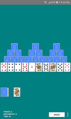 Tri Peaks Solitaire - Screenshot 2