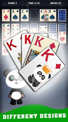 Solitaire Klondike Panda - Screenshot 4