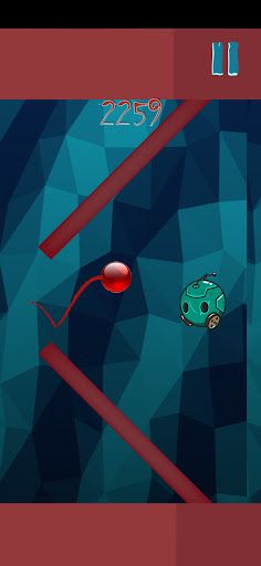 Crazy blind ball 2D - Screenshot 2