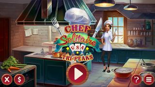 Chef Solitaire: USA TriPeaks - Screenshot 1
